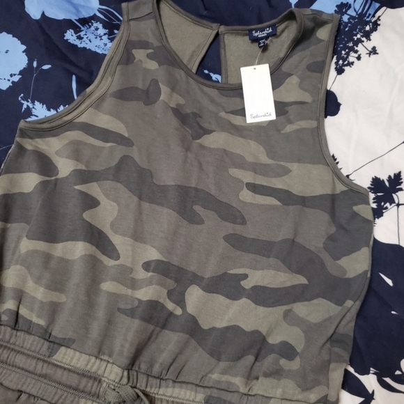 NWT Splendid Camouflage Romper - Picture 4 of 7